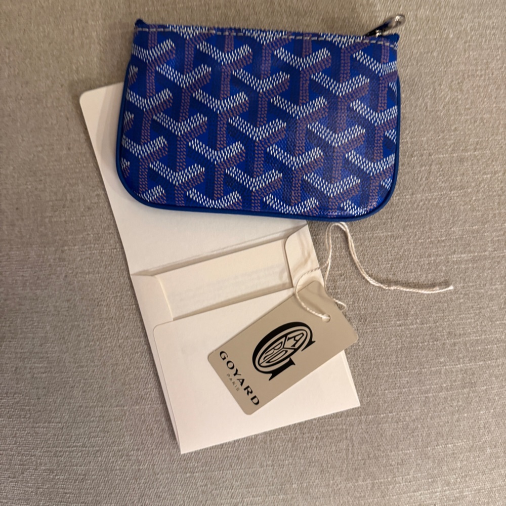 NWT💙GOYARD💙Senat Nano Key Pouch Coin Purse Keychain - Picture 3 of 10
